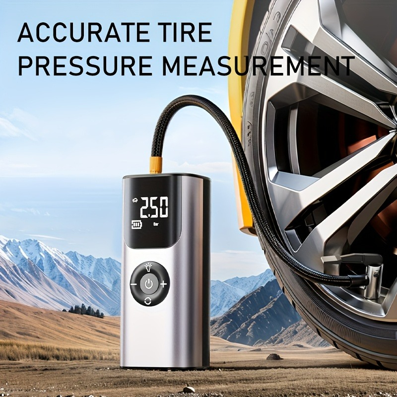 Air Compressor - Portable Car Air Pump Tire Inflator