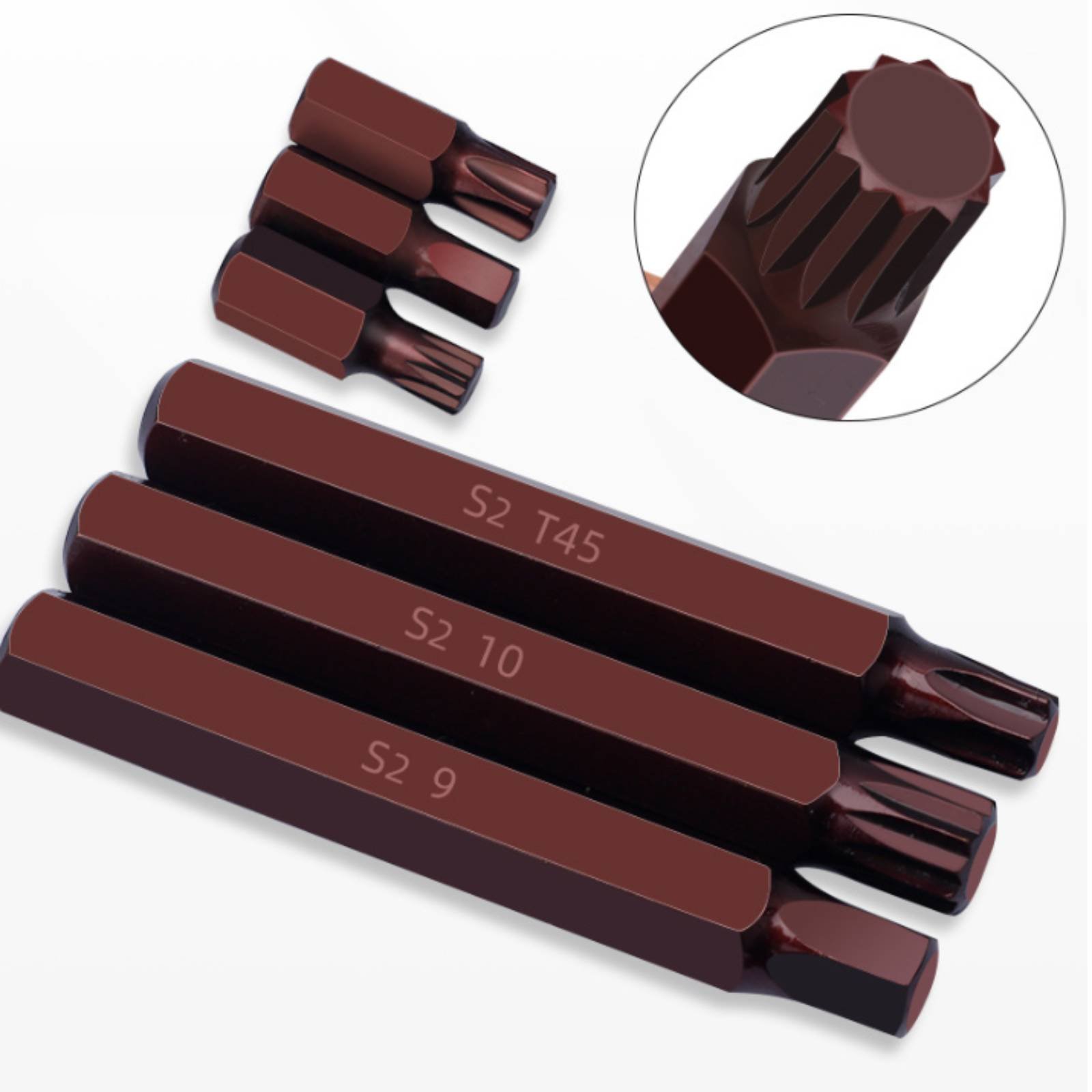 60 Pieces Star Drive Bit Set H - Auto Repair Shop 评论和价格