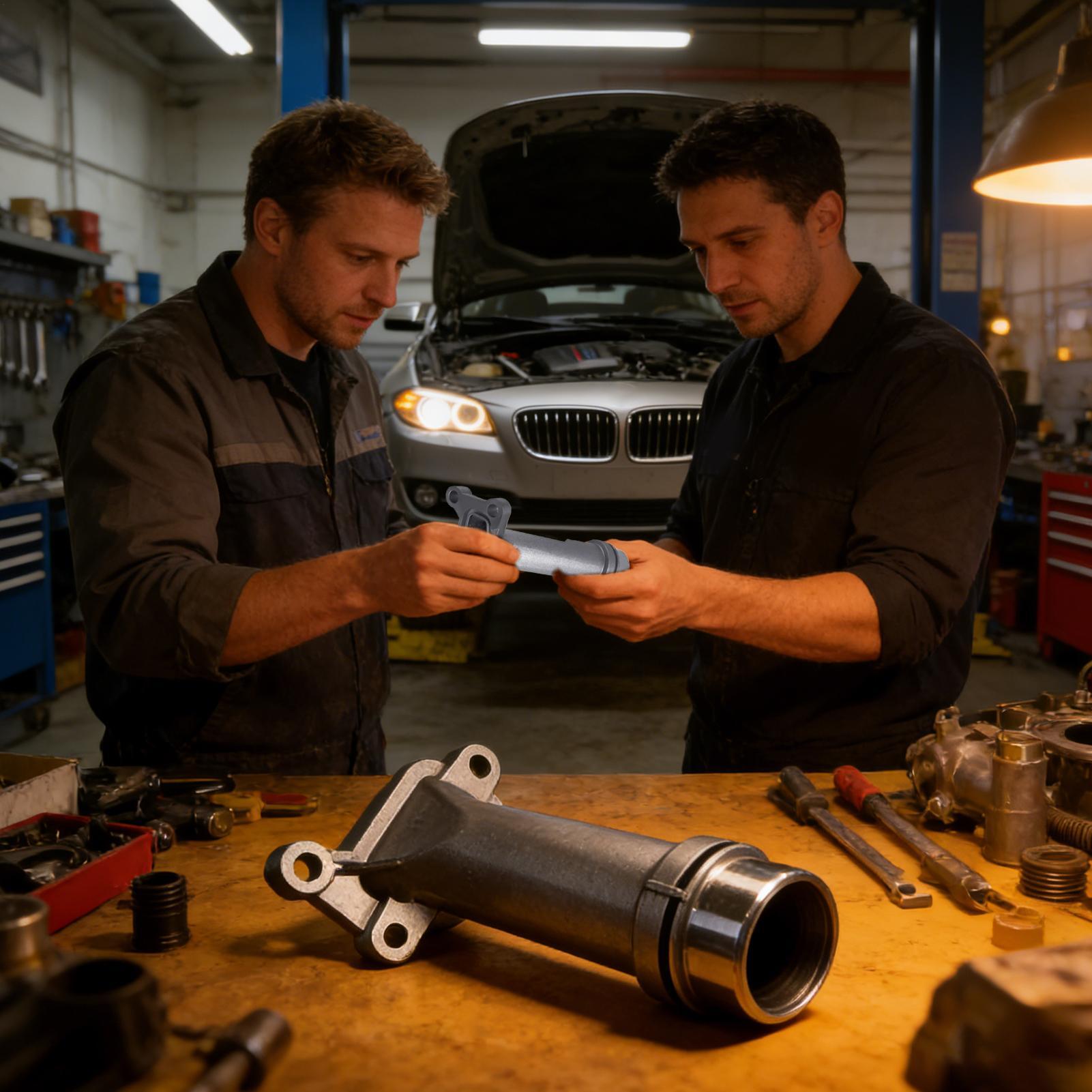 For BMW； Coolant Hose Connecto - Auto Repair Shop 评论和价格