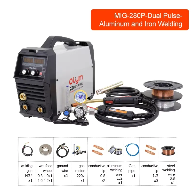 MIG 280 Pulse Inverter Welder  - Tig Welder Machine 评论和价格